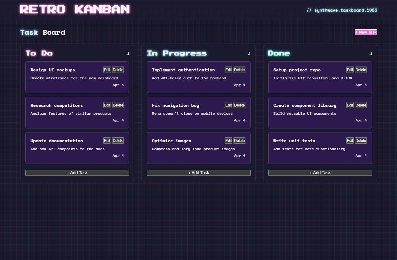 Kanban Task Board